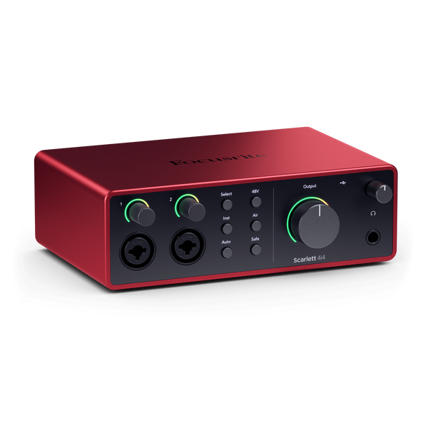 Focusrite Scarlett 4i4 (4th Gen) 4-in/4-out USB Audio Interface