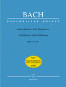 Bach: Inventions & Sinfonias BWV 772-801 for Piano Solo with Fingerings