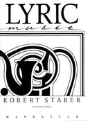 Lyric Music - Robert Starer (Concert Band Grade 3)