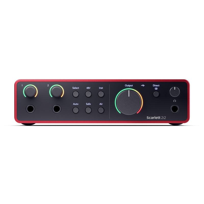 Focusrite Scarlett 2i2 (4th Gen) Studio Recording Package