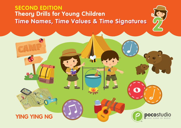 Theory Drills for Young Children Book 2 - Time Names, Values & Signatures
