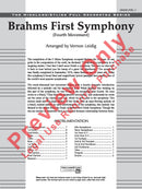 Brahms's 1st Symphony, 4th Movement - arr. Vernon Leidig (Grade 3)