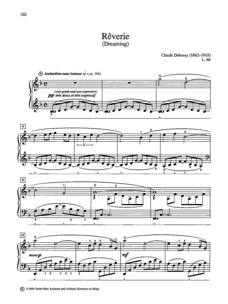 Anthology of Impressionistic Piano Music