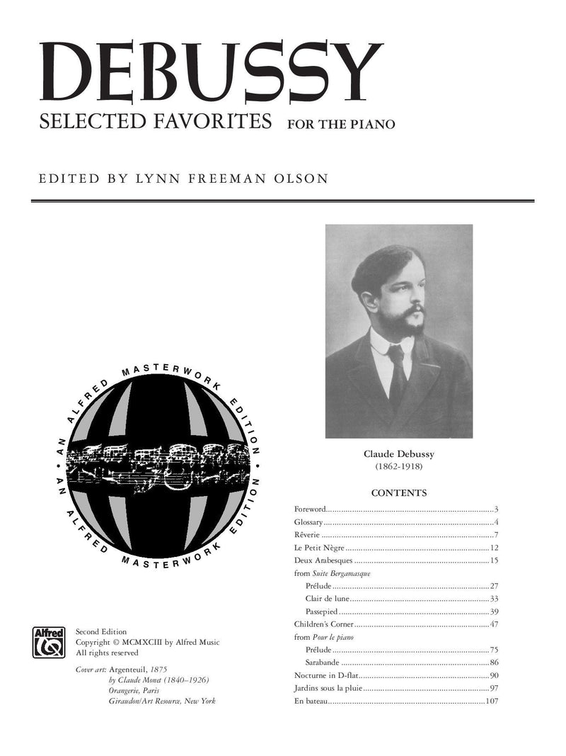 Debussy: Selected Favorites