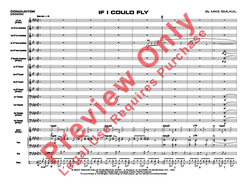 If I Could Fly (Tenor Sax feat.) - arr. Mike Smukal (Grade 2)