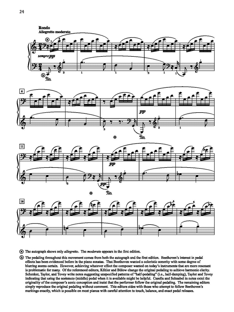 Beethoven: "Waldstein" Sonata No. 21 in C Major, Opus 53 for Piano Solo