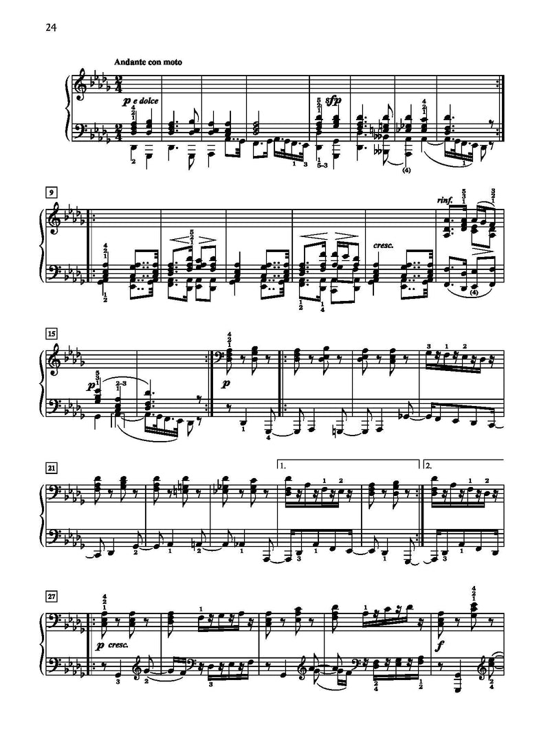 Beethoven: "Appassionata" Sonata No. 23 in F Minor, Opus 57 for Piano Solo