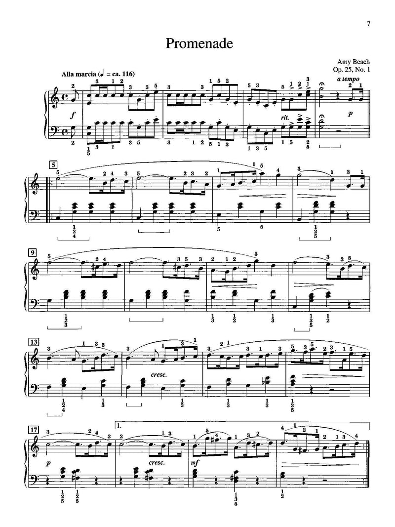 Beach: Young People's Carnival, Opus 25 for Piano Solo