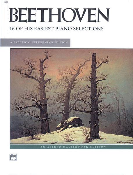 Beethoven: 16 Easiest Selections for Piano Solo