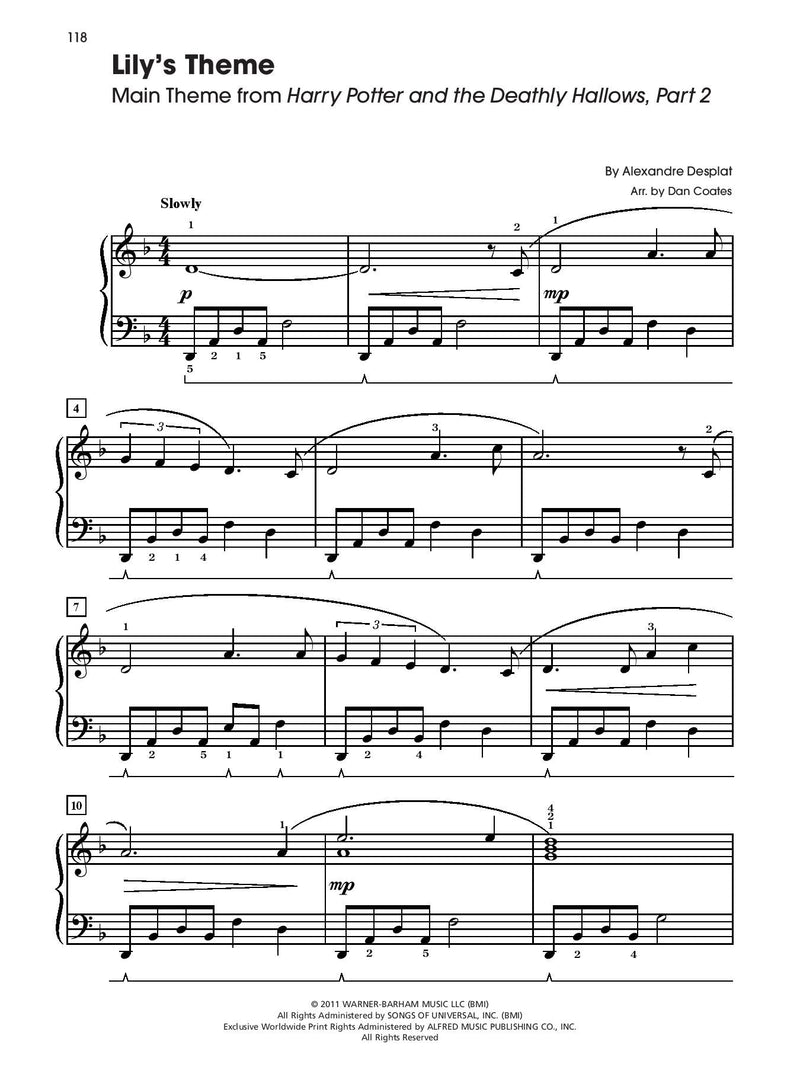 Harry Potter: Sheet Music from the Complete Film Series for Piano