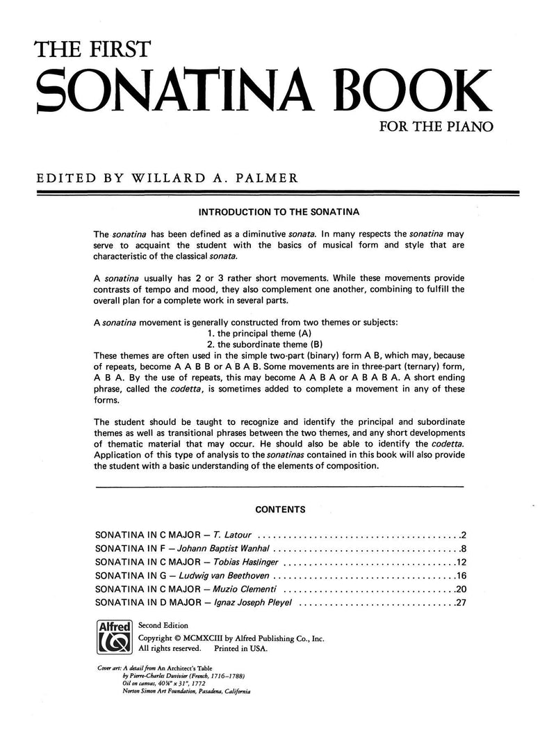 The First Sonatina Book