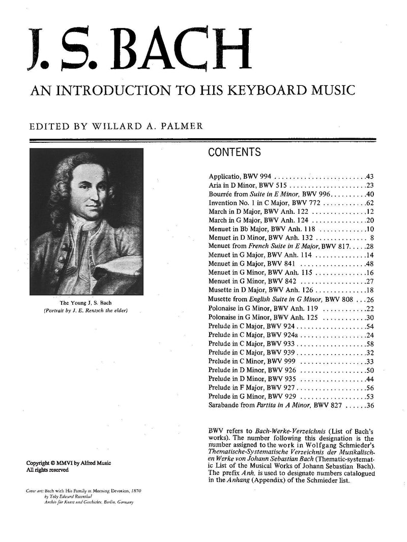 J. S. Bach: An Introduction to His Keyboard Music