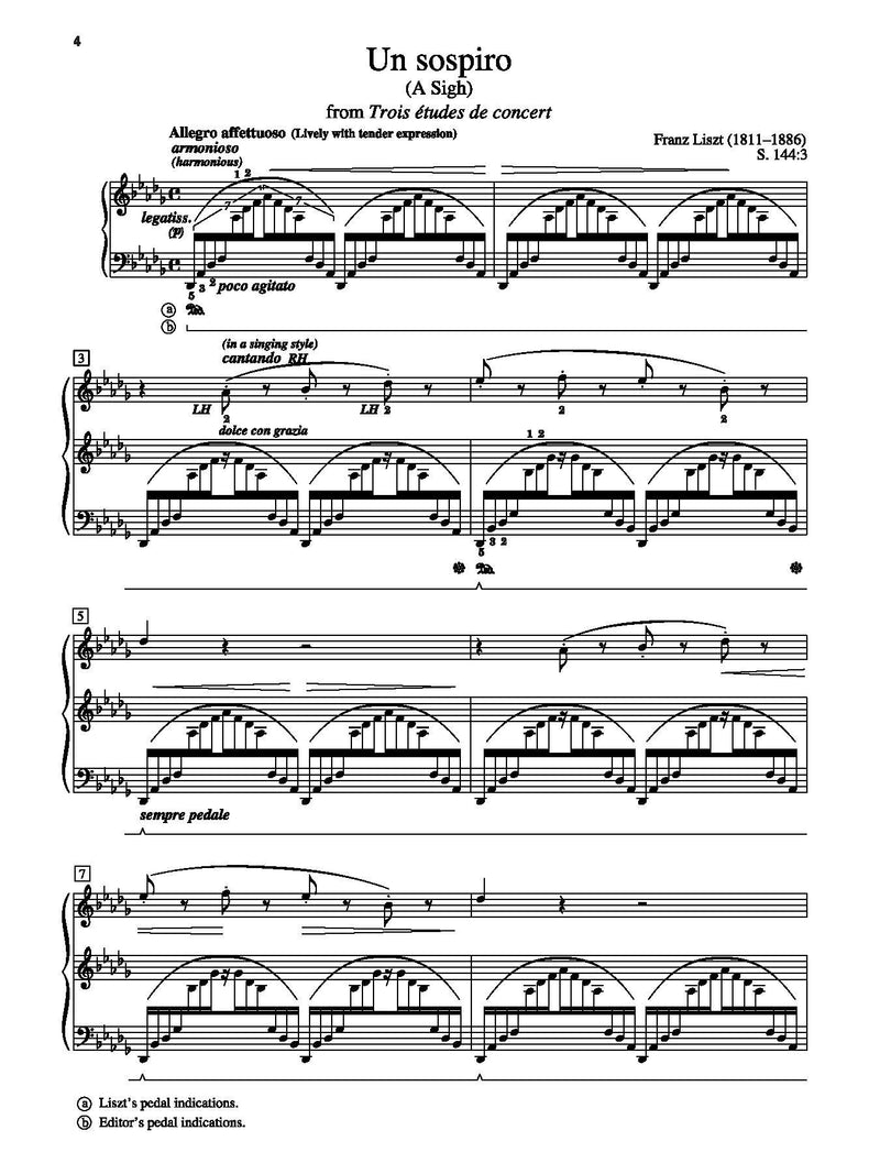 Liszt: Un sospiro, S. 144:3 (from Trois études de concert)