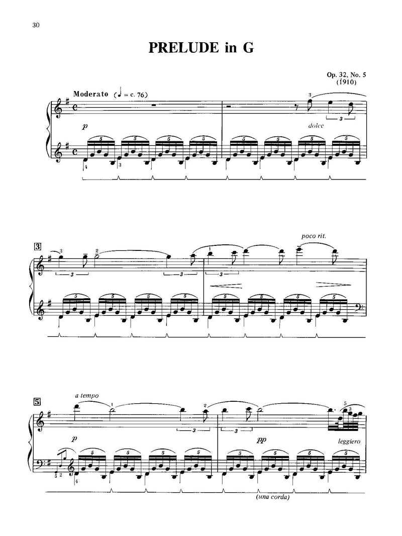 Rachmaninoff: 13 Preludes, Opus 32