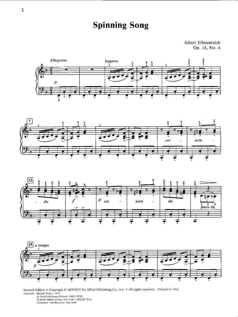 Ellmenreich: Spinning Song, Opus 14, No. 4