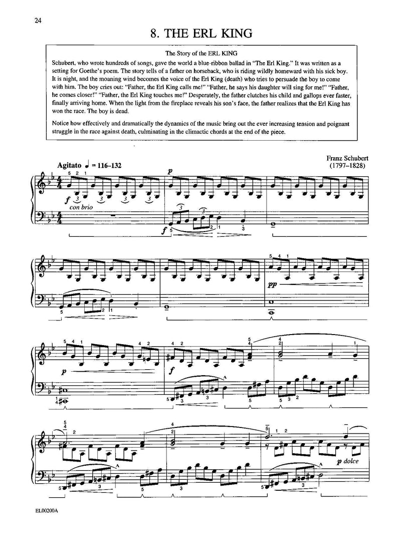 Schaum Piano Course, G - The Amber Book