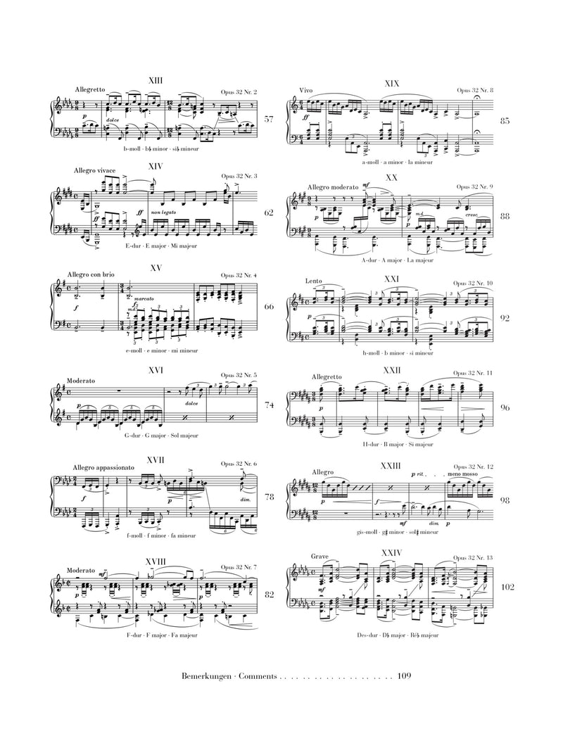 Rachmaninoff: 24 Preludes Piano Solo