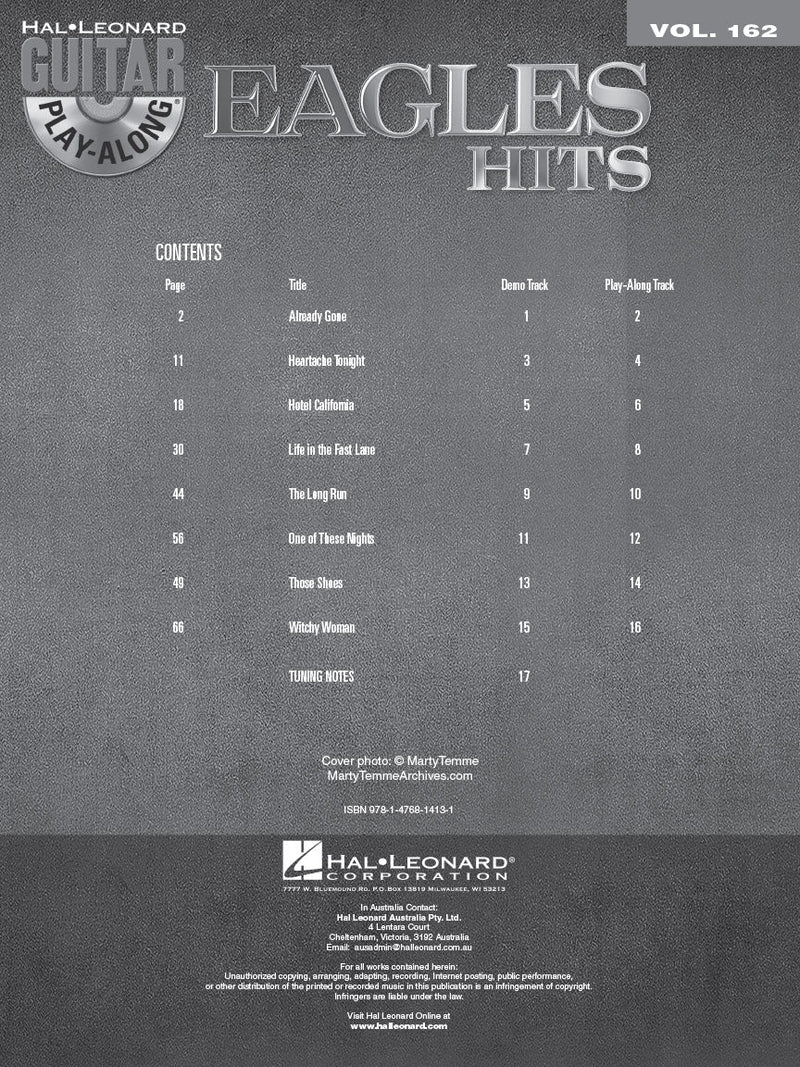 Eagles Hits Guitar Play-Along