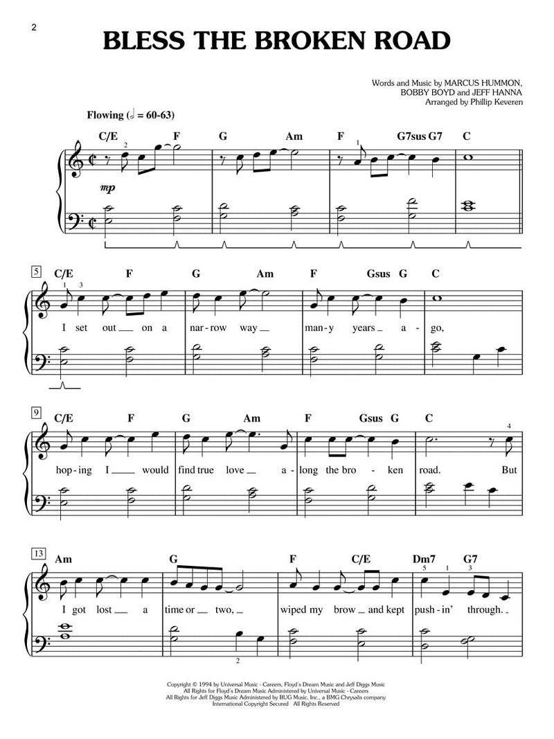 Songs of Inspiration for Easy Piano arr. Phillip Keveren