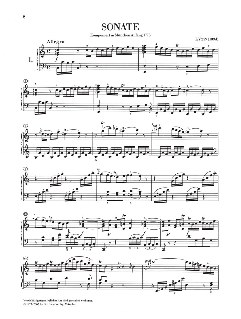 Mozart: Piano Sonatas, Volume 1