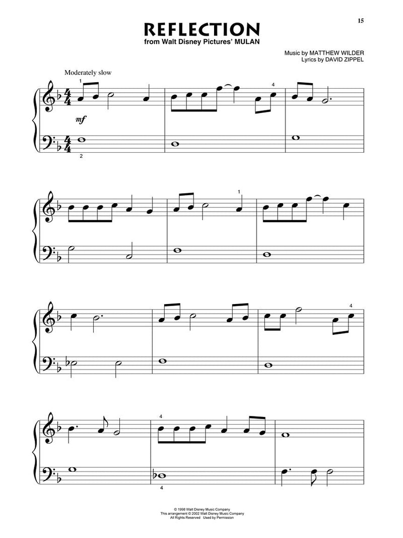 Disney Princess - Beginning Piano Solo Play-Along Volume 10
