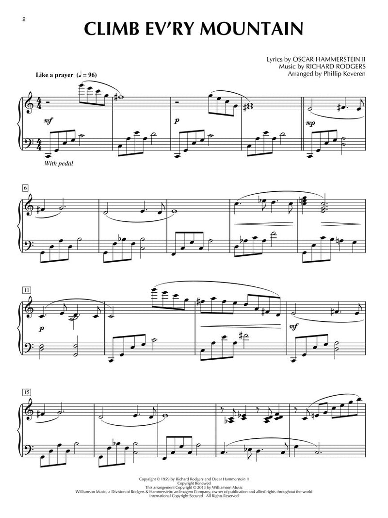The Sound of Music For Solo Piano arr. Phillip Keveren