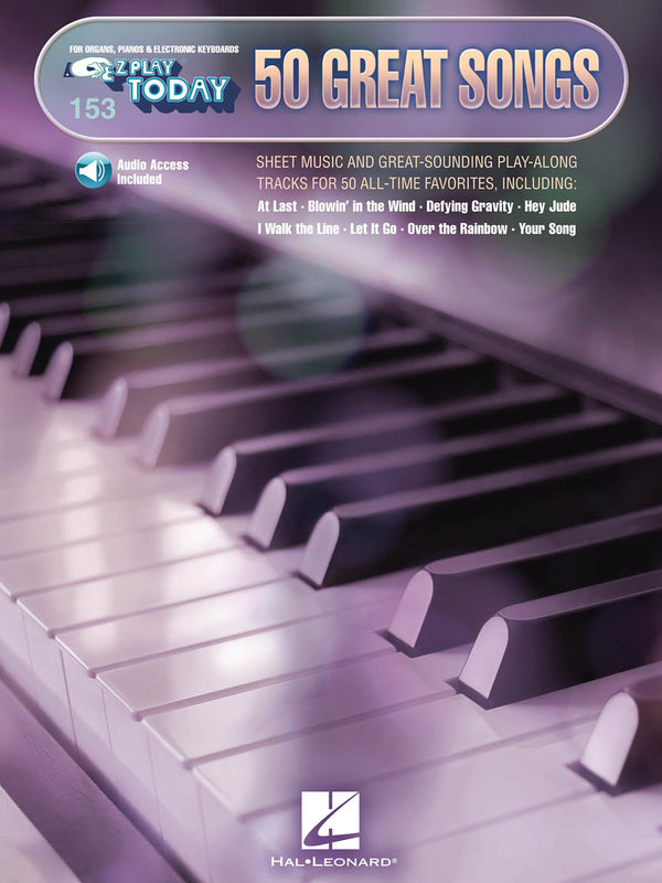 EZ Play Piano 153, 50 Great Songs