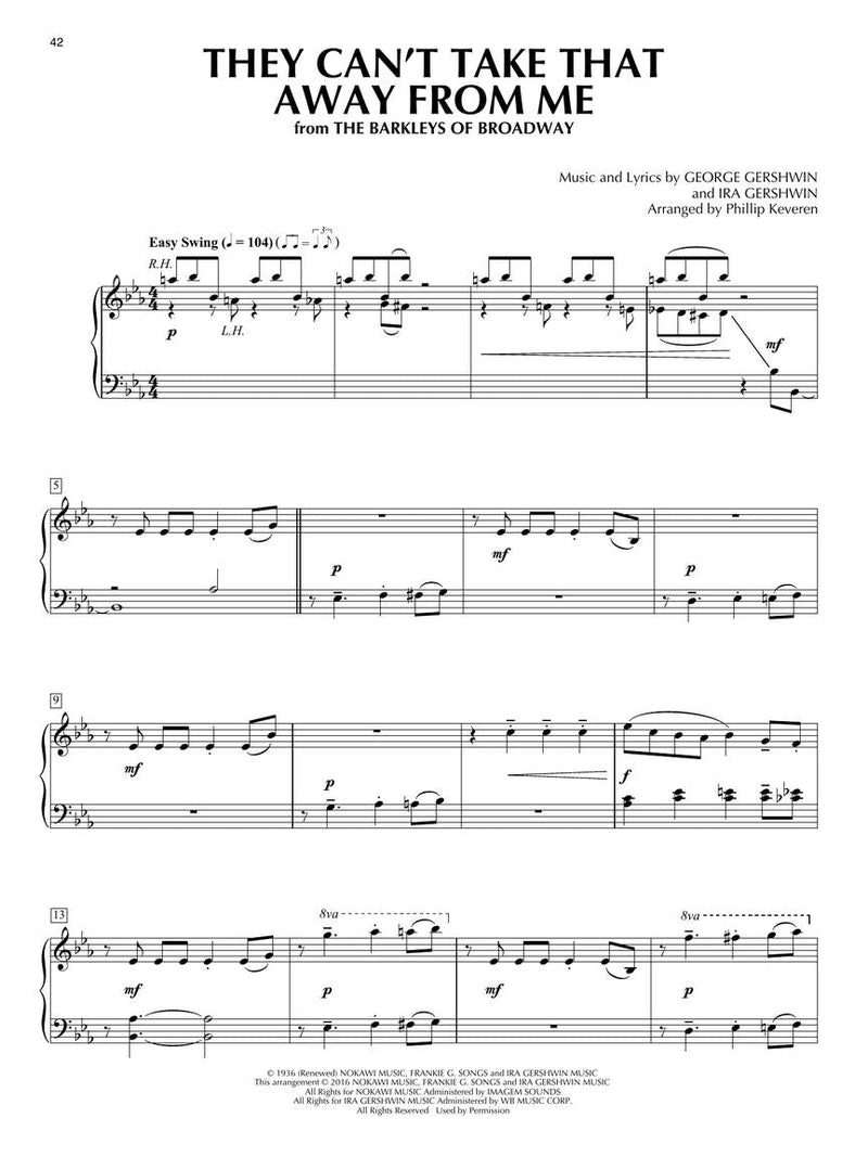 The Gershwin Collection for Piano Solo arr. Phillip Keveren