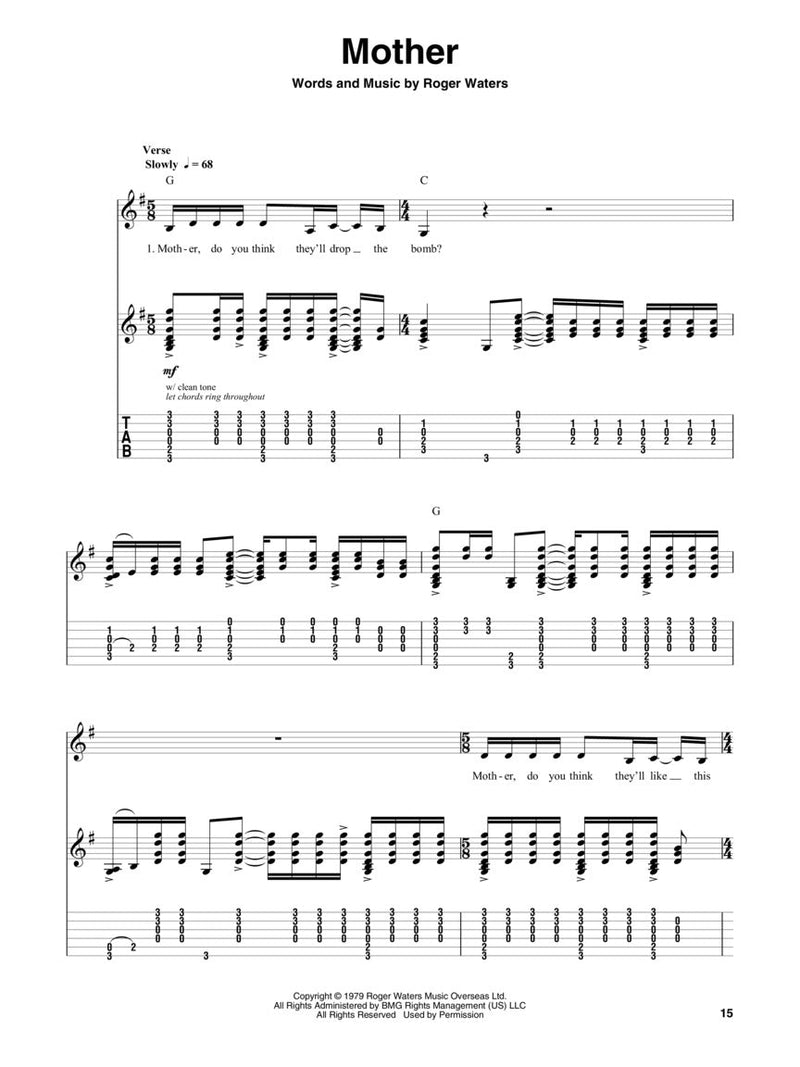 Pink Floyd Classics Guitar Play-Along