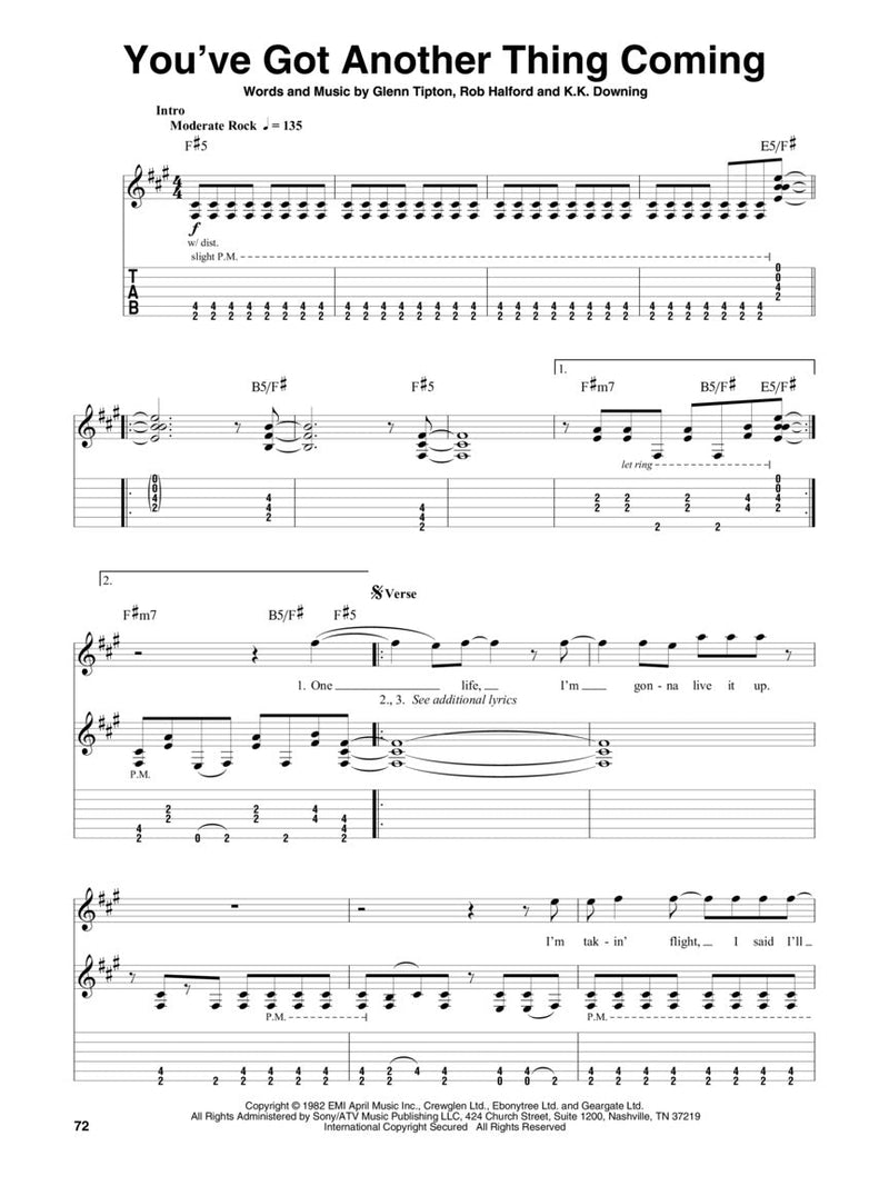 Judas Priest Guitar Play-Along