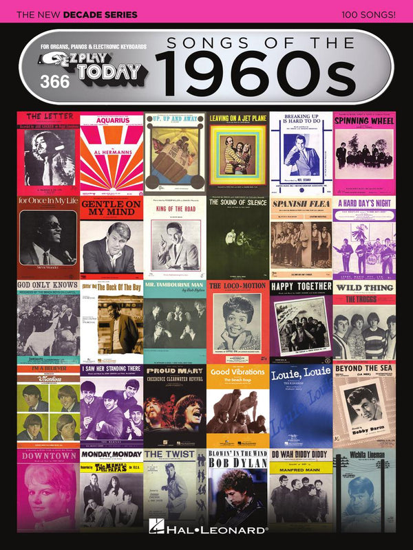 EZ Play Piano 366 Songs of the 1960s