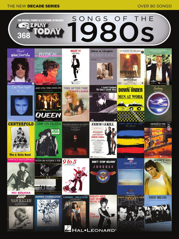EZ Play Piano 368, Songs of the 1980s