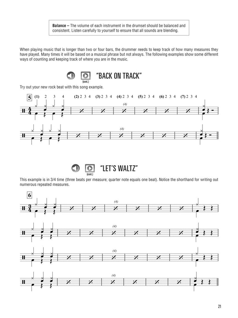 Hal Leonard Drumset Method, Book 1