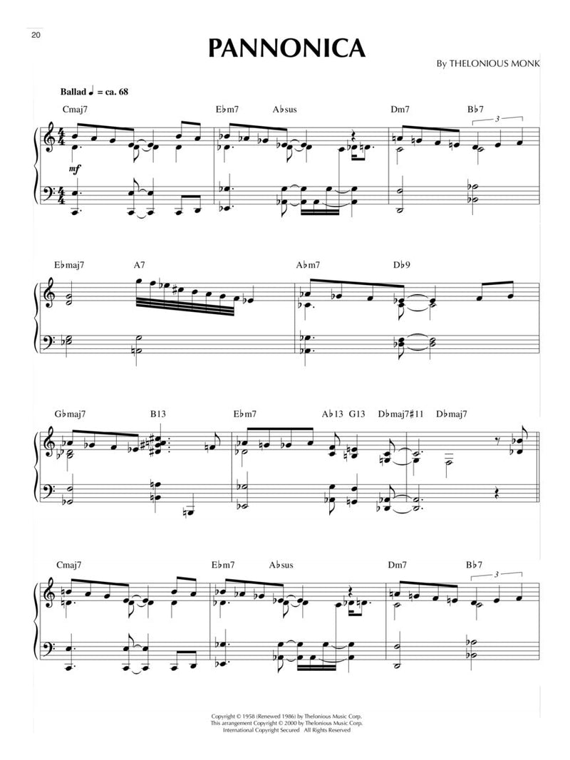 Thelonious Monk - Jazz Piano Solos