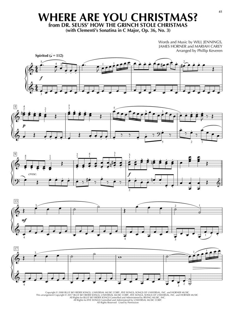 Christmas Songs for Classical Piano arr. Phillip Keveren