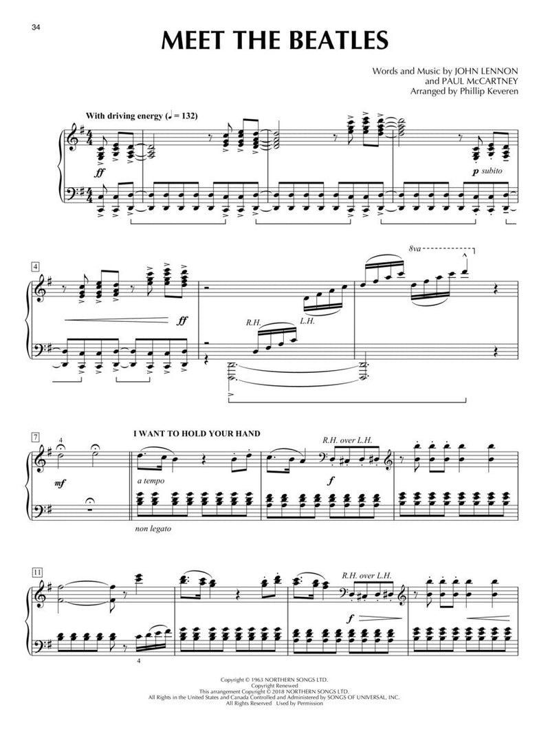 The Beatles, Recital Suites for Pianoforte arr. Phillip Keveren