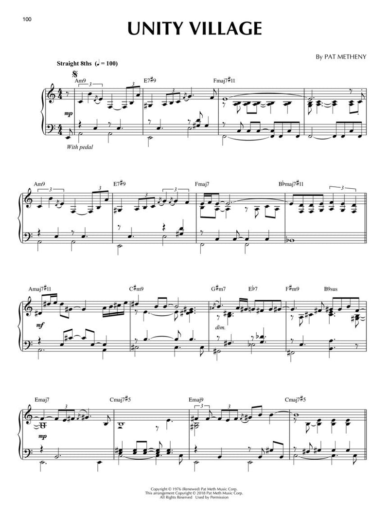 Pat Metheny - Jazz Piano Solos