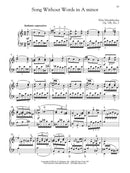 Mendelssohn: Selections from Songs Without Words