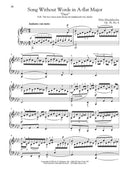 Mendelssohn: Selections from Songs Without Words