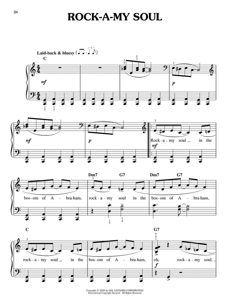 African-American Spirituals For Easy Piano arr. Phillip Keveren