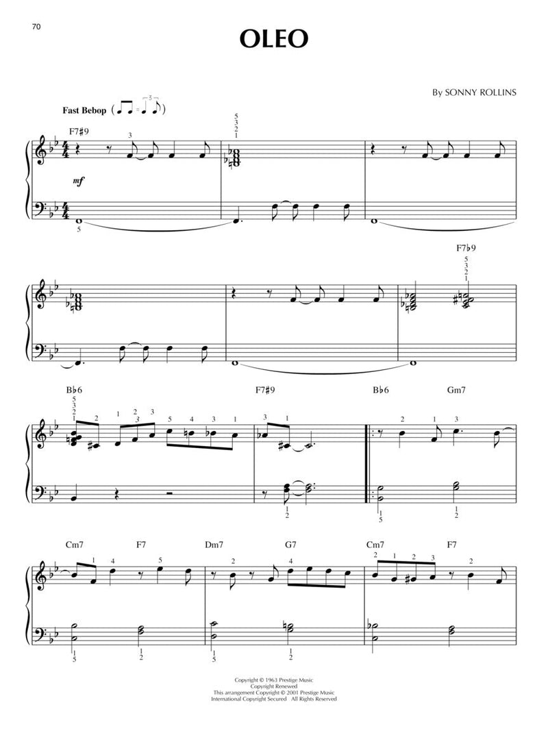 Bebop Jazz - Jazz Piano Solos