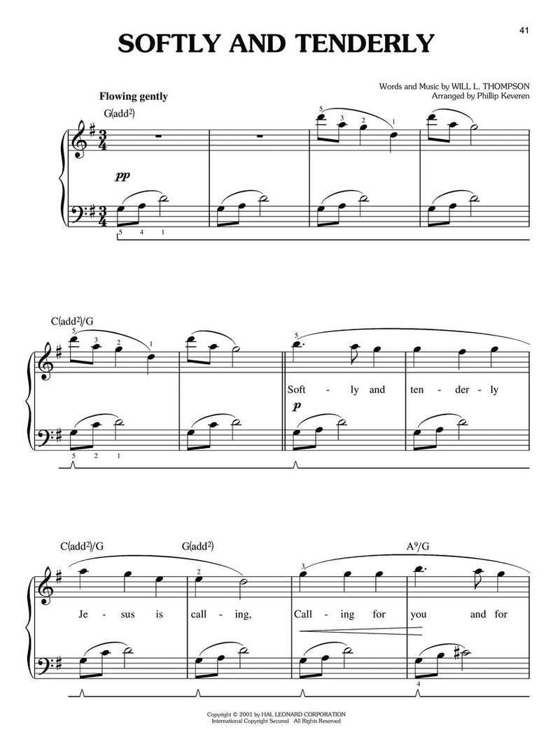 Immortal Hymns for Easy Piano arr. Phillip Keveren