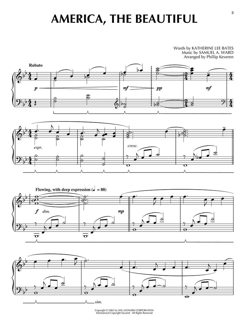 Let Freedom Ring! for Piano Soloist arr. Phillip Keveren