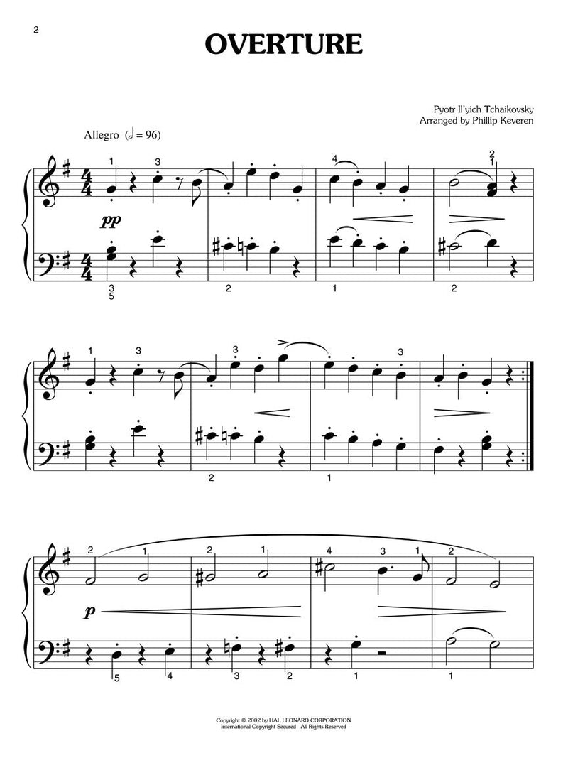 The Nutcracker for Beginner Piano arr. Phillip Keveren