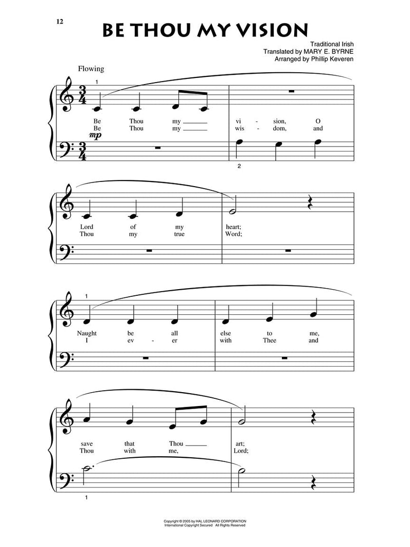 Easy Hymns for Beginner Piano arr. Phillip Keveren
