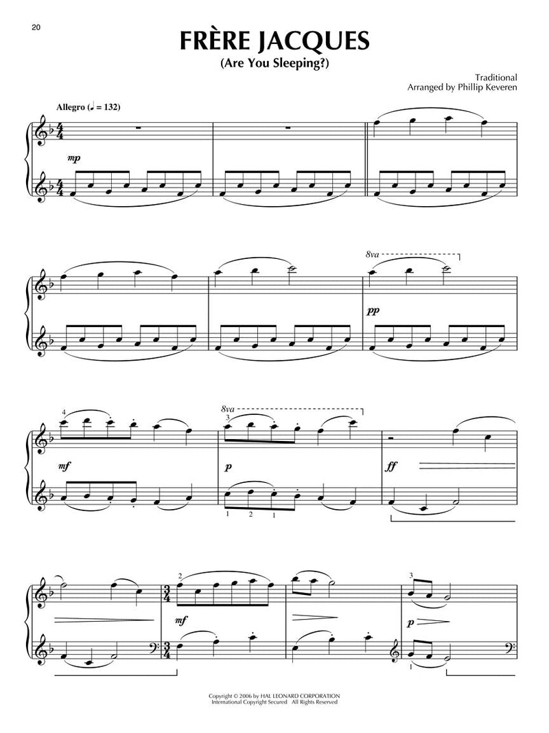 Classical Folk for Piano Soloist arr. Phillip Keveren