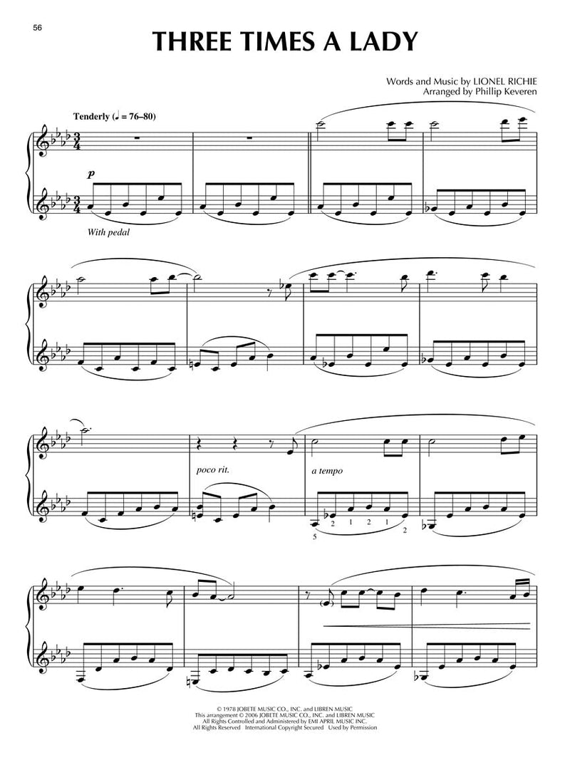 Motown Hits For Solo Piano arr. Phillip Keveren