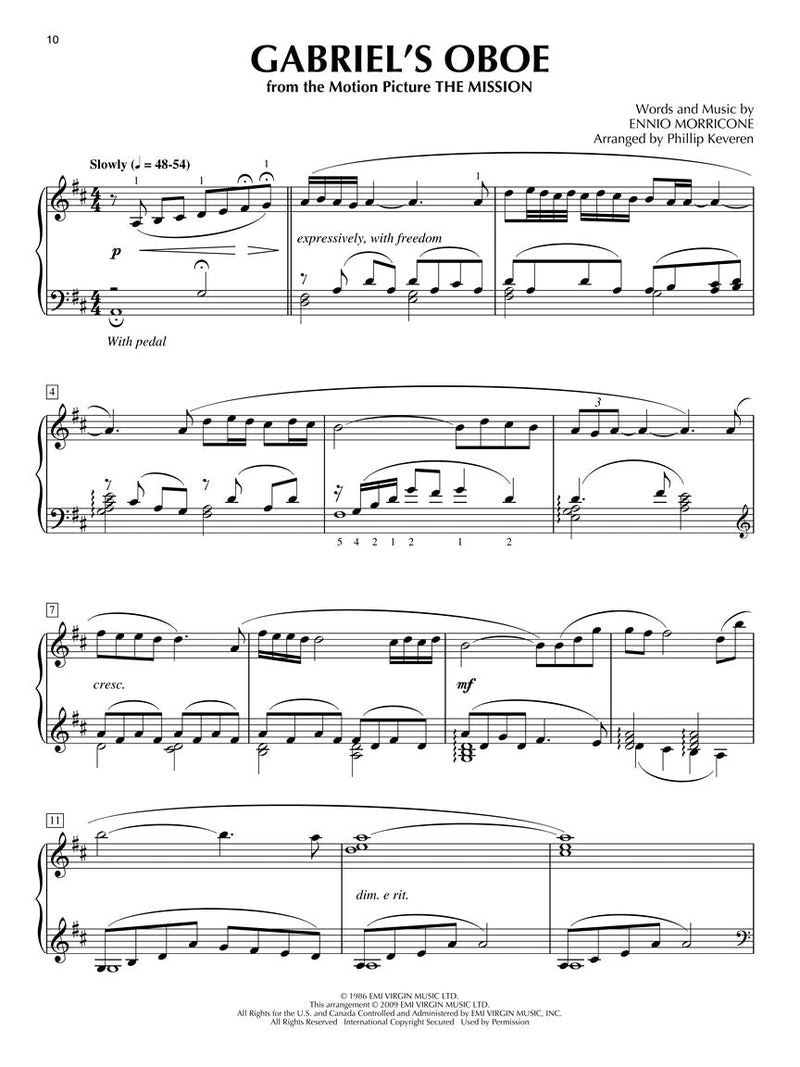 The Film Score Collection for Piano Solo arr. Phillip Keveren