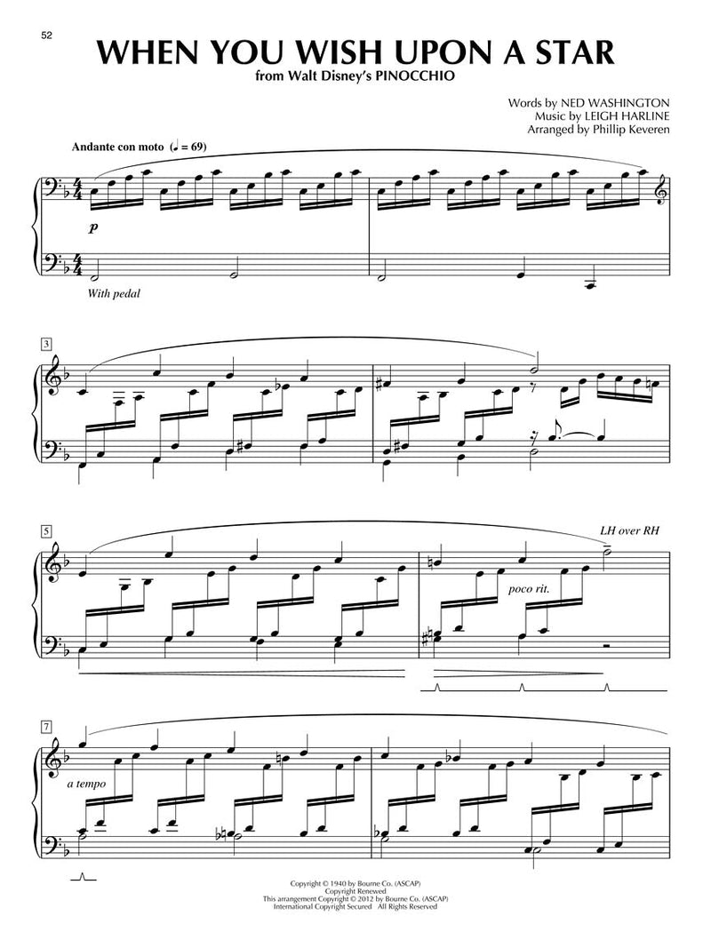 More Disney Songs for Classical Piano arr. Phillip Keveren