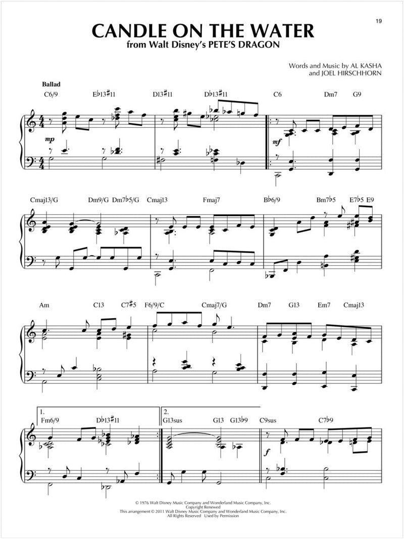 Disney - Jazz Piano Solos
